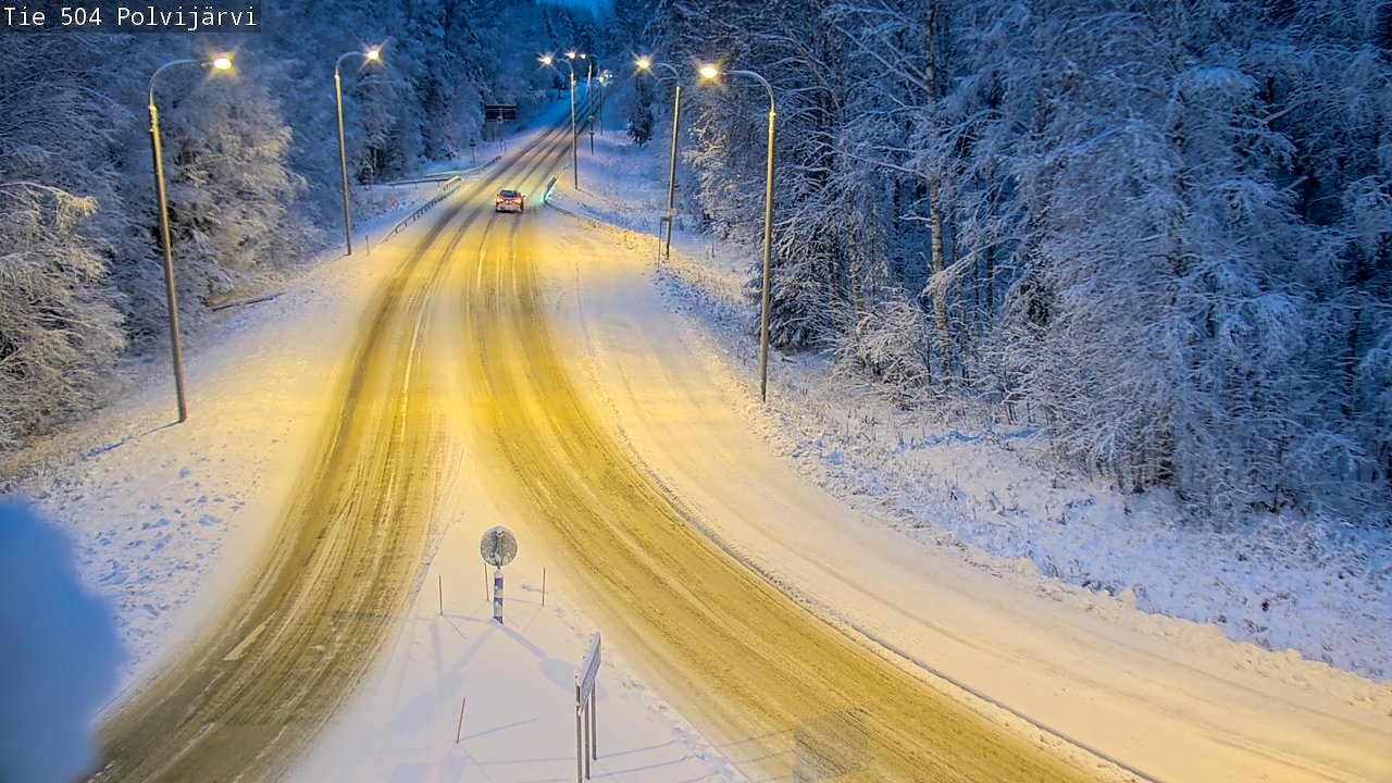 Kelikamerat Kuva Tie 504 Polvijärvi, Polvijärvi, Pohjois-Karjala
