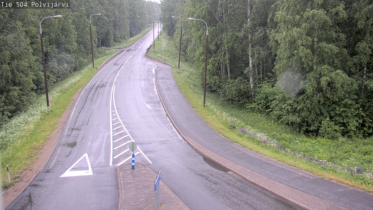 Kelikamerat Kuva Tie 504 Polvijärvi, Polvijärvi, Pohjois-Karjala