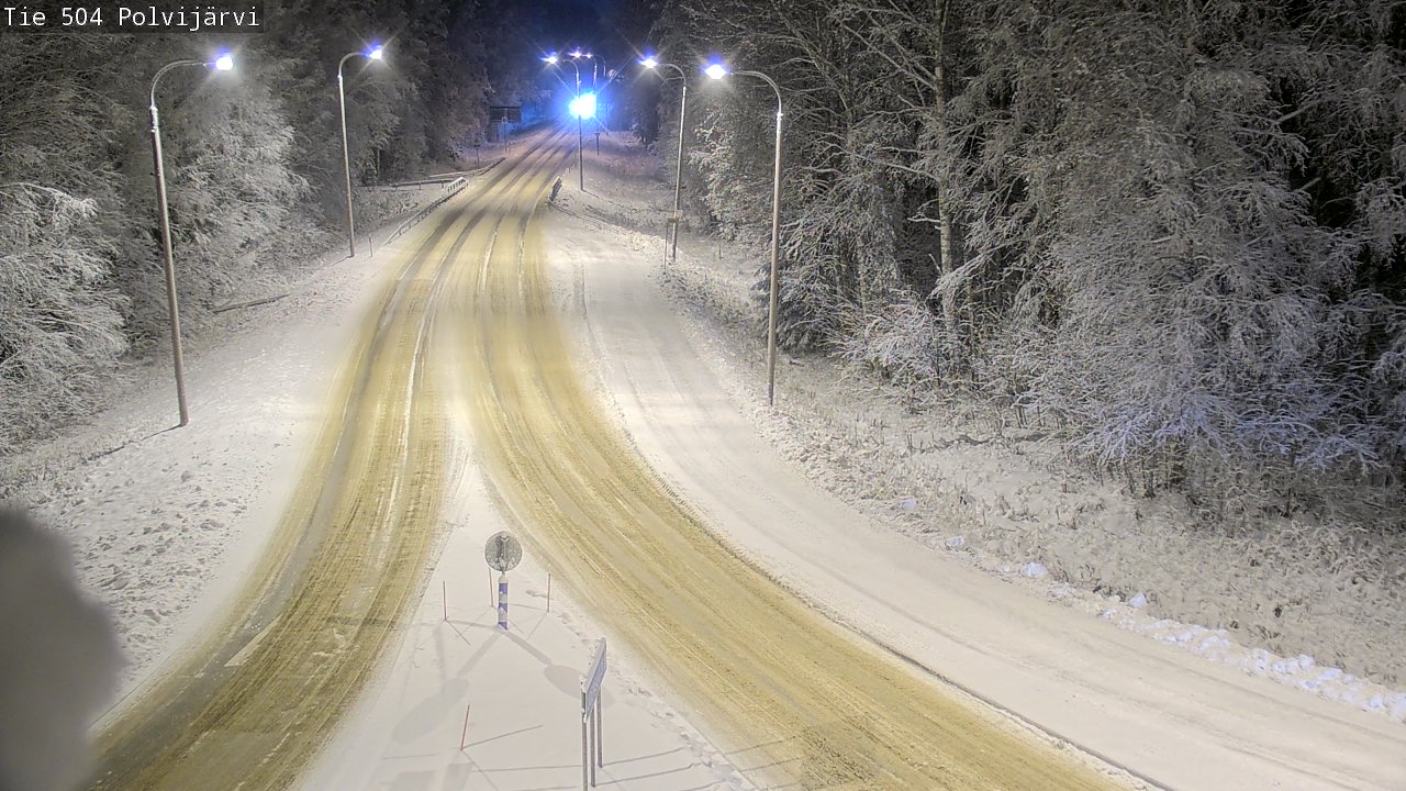 Kelikamerat Kuva Tie 504 Polvijärvi, Polvijärvi, Pohjois-Karjala