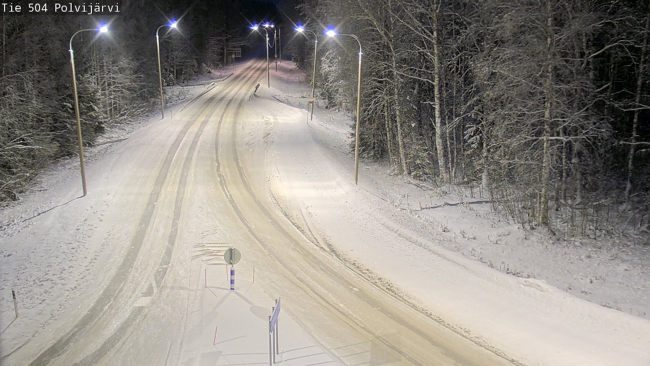 Kelikamerat Kuva Tie 504 Polvijärvi, Polvijärvi, Pohjois-Karjala