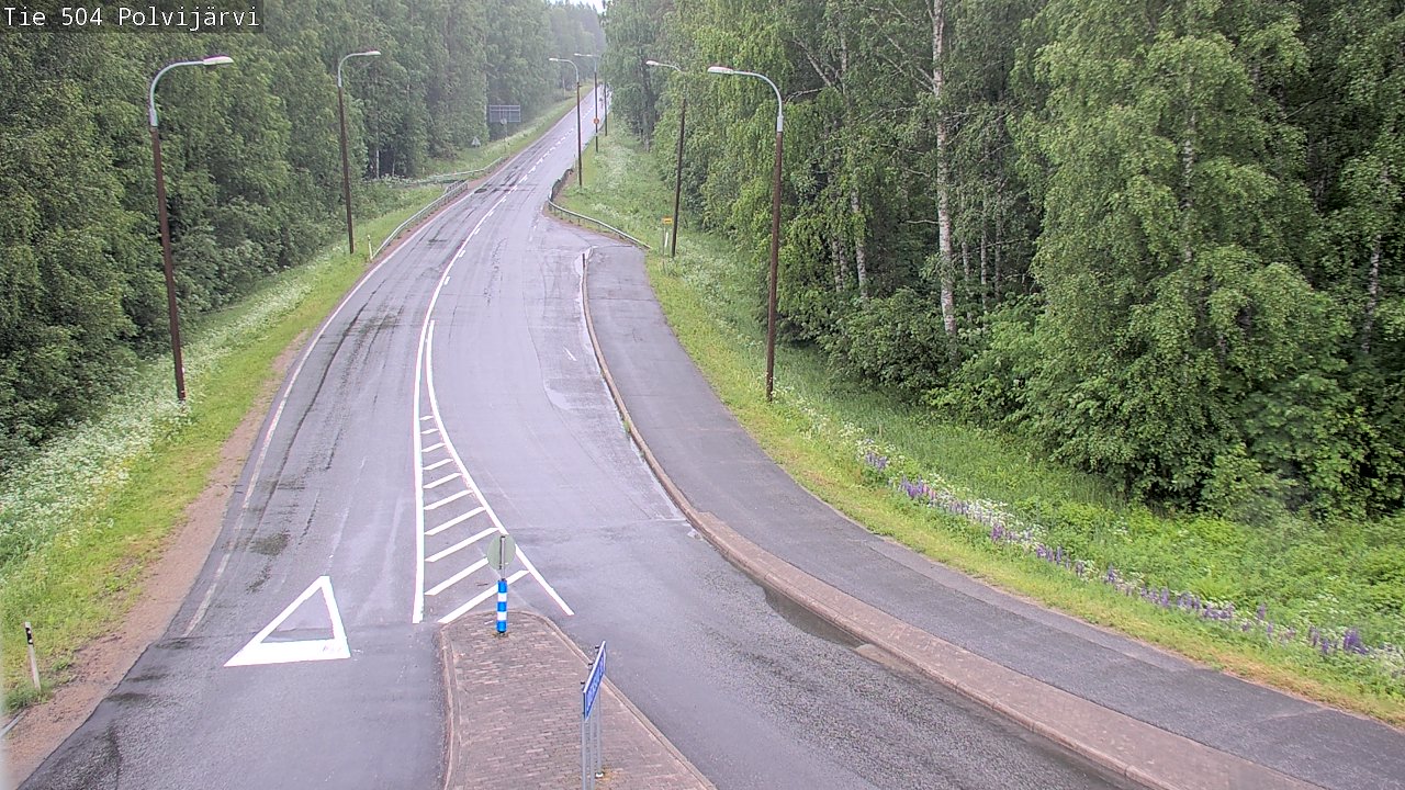 Kelikamerat Kuva Tie 504 Polvijärvi, Polvijärvi, Pohjois-Karjala