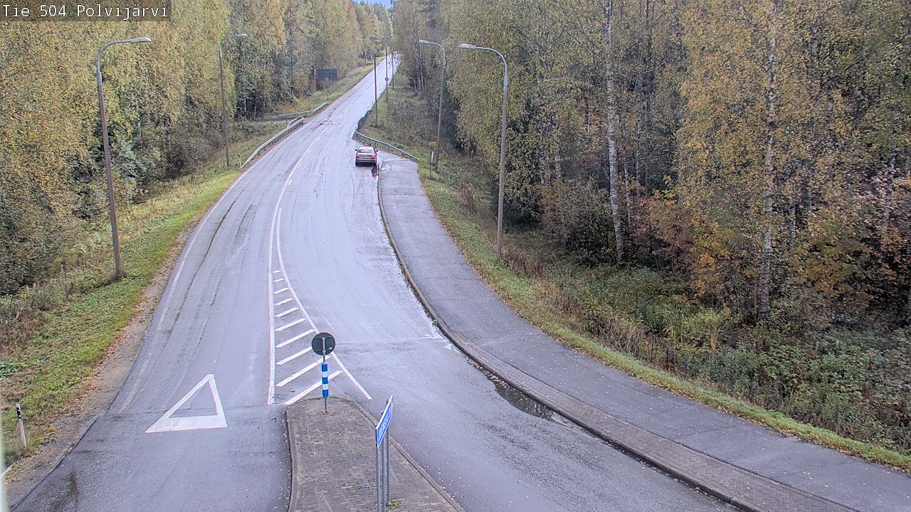 Kelikamerat Kuva Tie 504 Polvijärvi, Polvijärvi, Pohjois-Karjala
