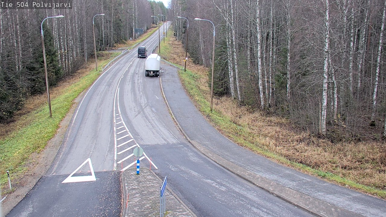 Kelikamerat Kuva Tie 504 Polvijärvi, Polvijärvi, Pohjois-Karjala