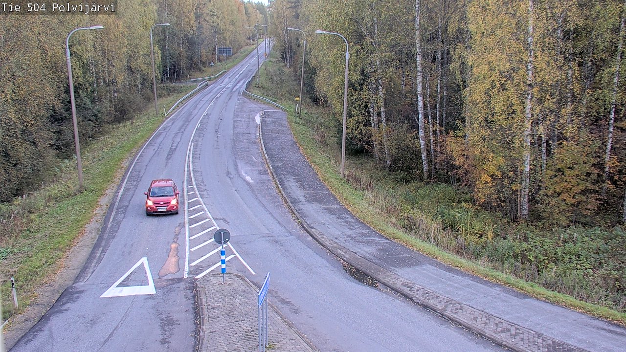 Kelikamerat Kuva Tie 504 Polvijärvi, Polvijärvi, Pohjois-Karjala