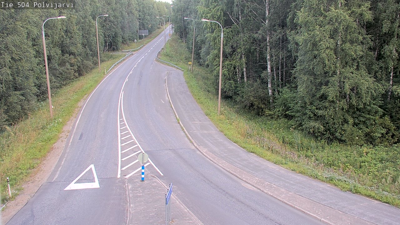 Kelikamerat Kuva Tie 504 Polvijärvi, Polvijärvi, Pohjois-Karjala