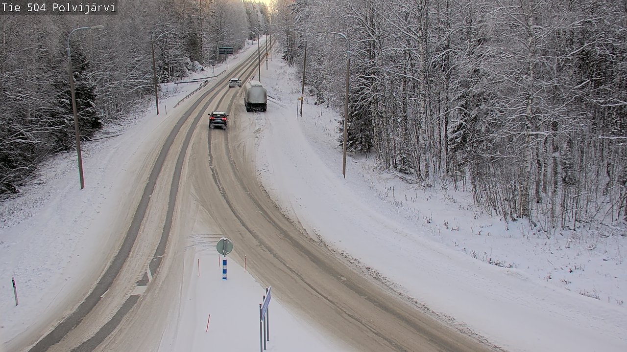 Kelikamerat Kuva Tie 504 Polvijärvi, Polvijärvi, Pohjois-Karjala