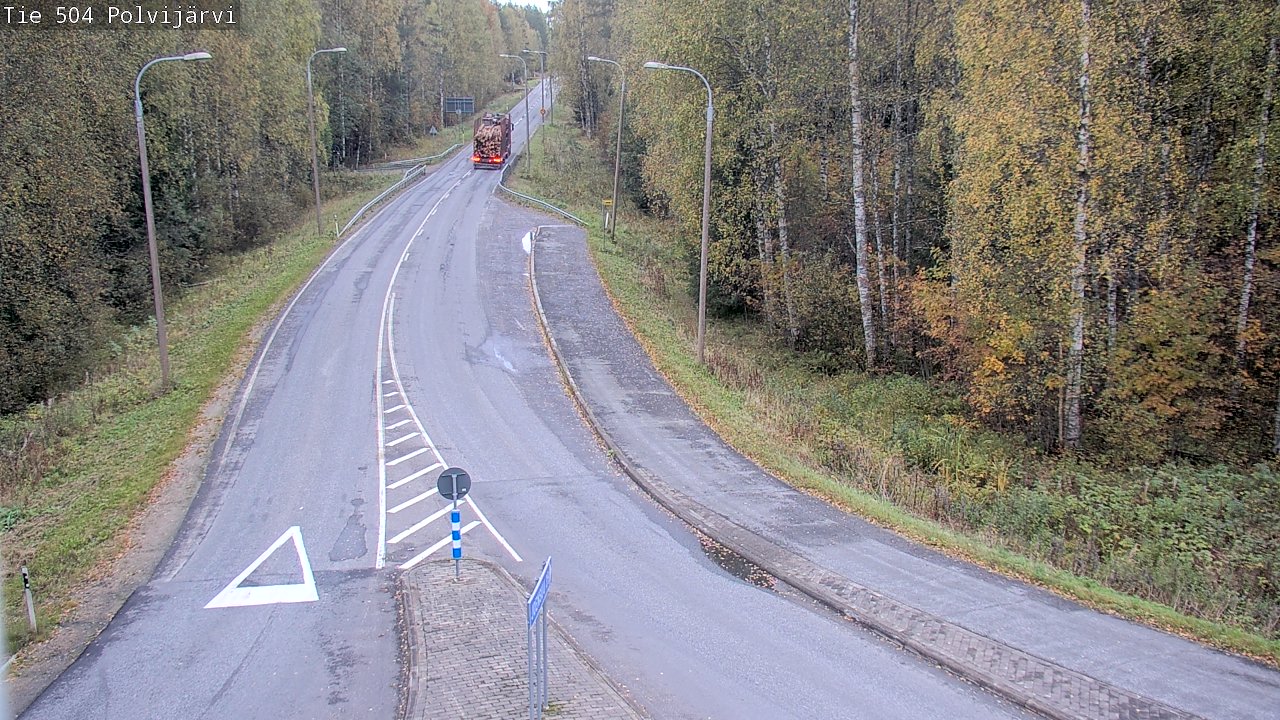 Kelikamerat Kuva Tie 504 Polvijärvi, Polvijärvi, Pohjois-Karjala