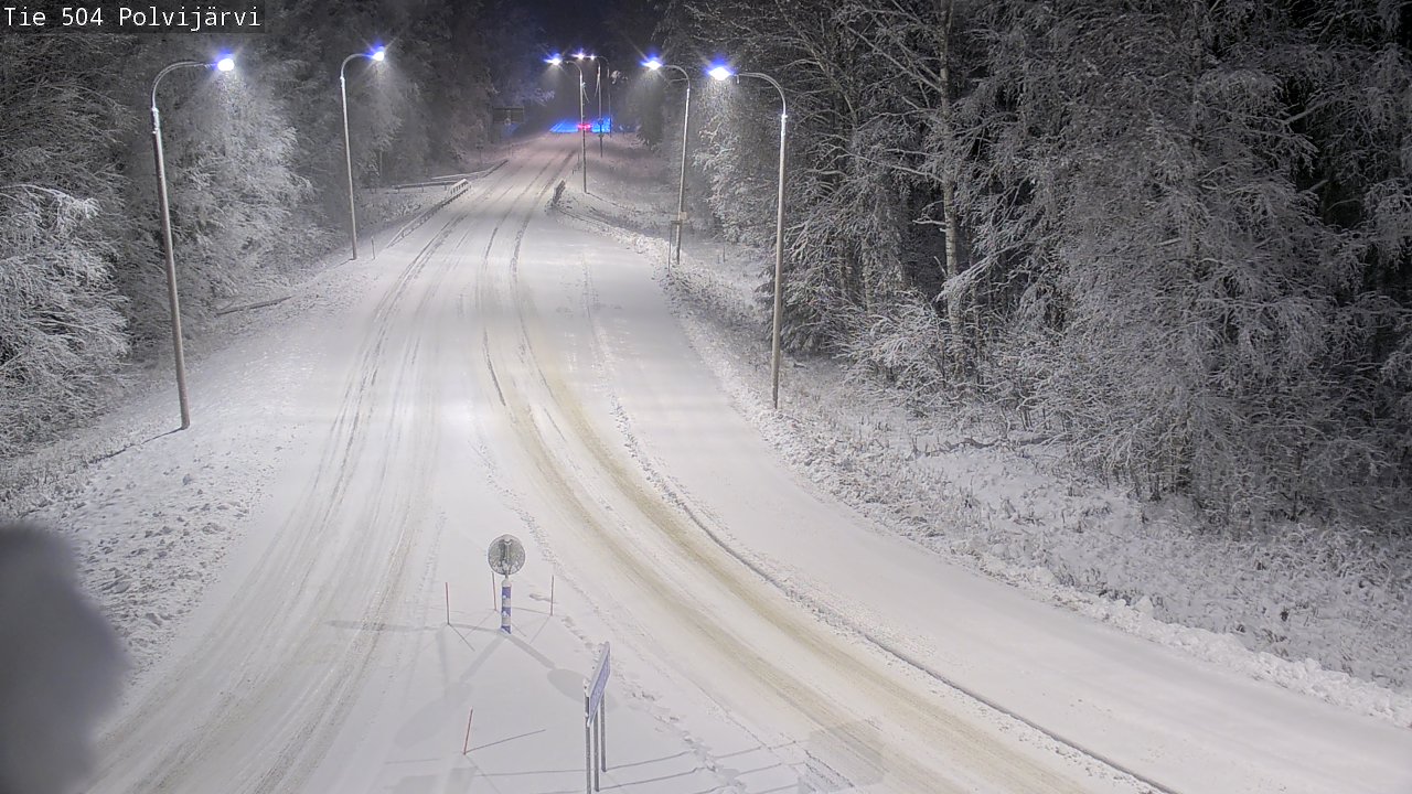 Kelikamerat Kuva Tie 504 Polvijärvi, Polvijärvi, Pohjois-Karjala