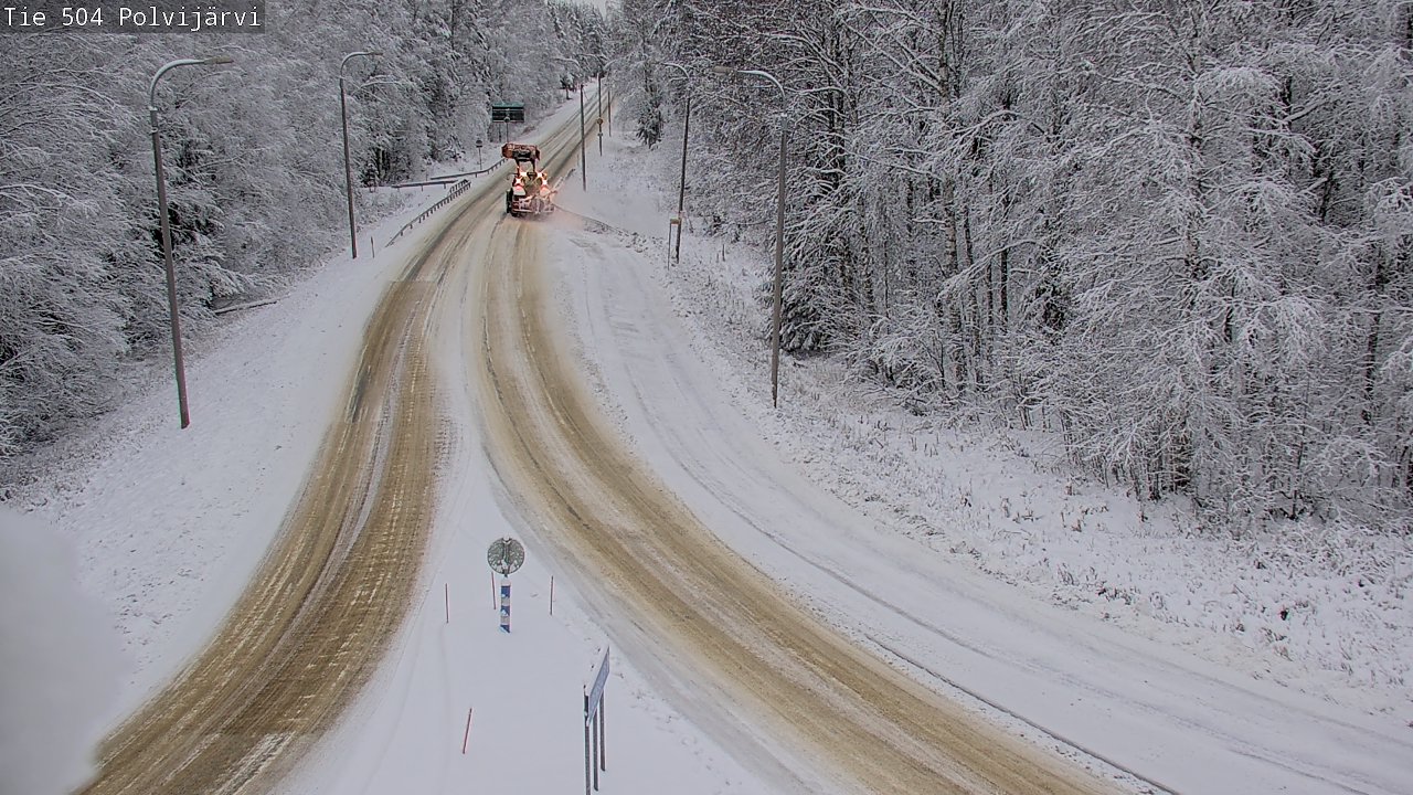 Kelikamerat Kuva Tie 504 Polvijärvi, Polvijärvi, Pohjois-Karjala