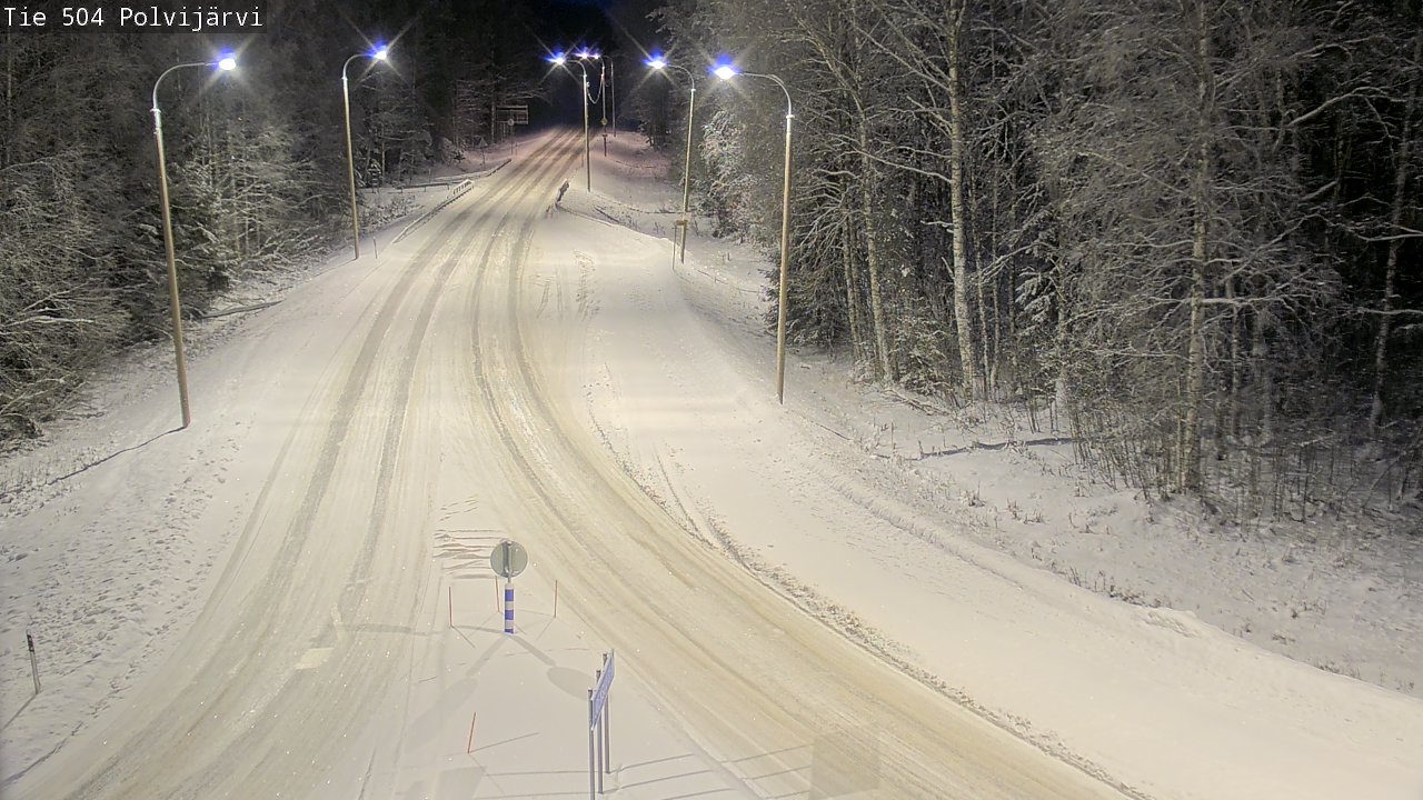 Kelikamerat Kuva Tie 504 Polvijärvi, Polvijärvi, Pohjois-Karjala