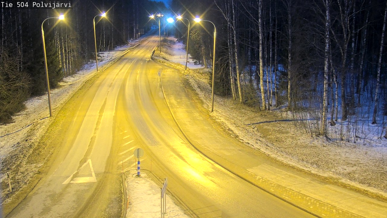 Kelikamerat Kuva Tie 504 Polvijärvi, Polvijärvi, Pohjois-Karjala