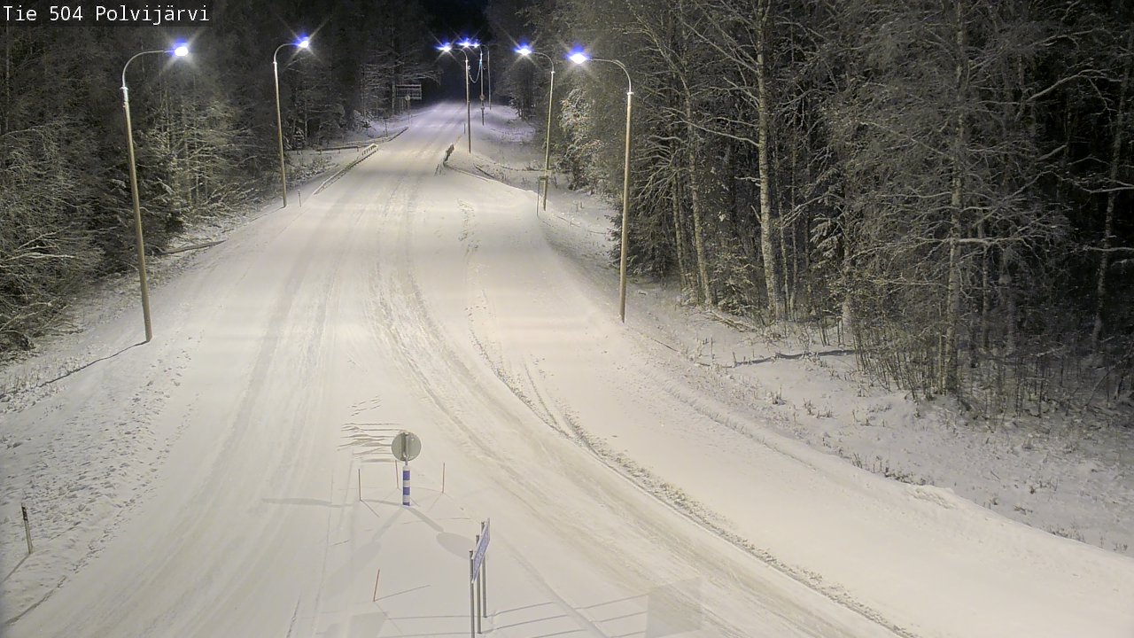 Kelikamerat Kuva Tie 504 Polvijärvi, Polvijärvi, Pohjois-Karjala