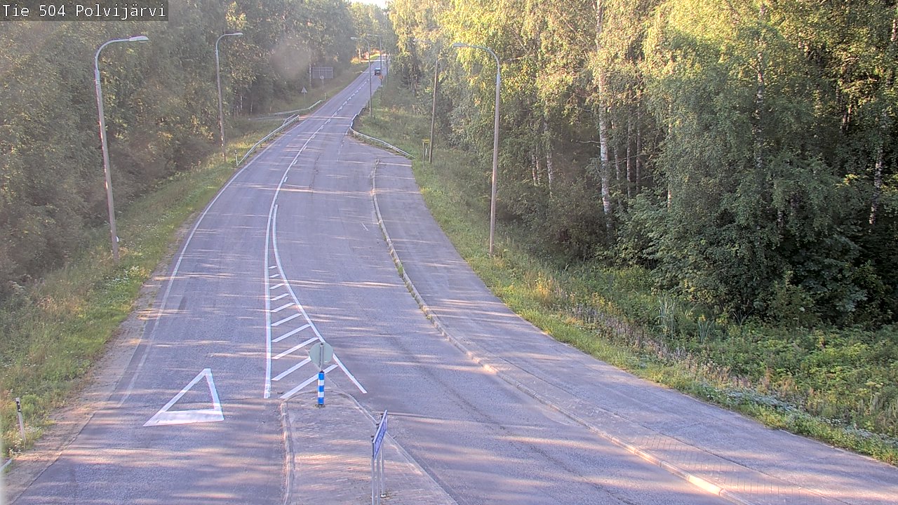 Kelikamerat Kuva Tie 504 Polvijärvi, Polvijärvi, Pohjois-Karjala