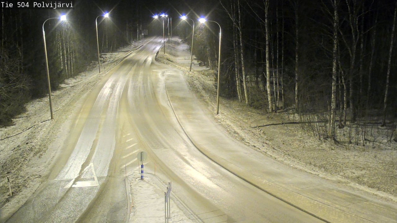 Kelikamerat Kuva Tie 504 Polvijärvi, Polvijärvi, Pohjois-Karjala