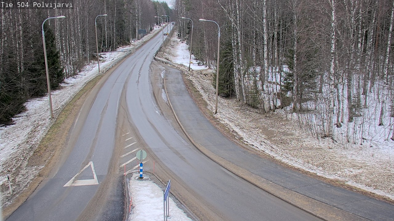 Kelikamerat Kuva Tie 504 Polvijärvi, Polvijärvi, Pohjois-Karjala