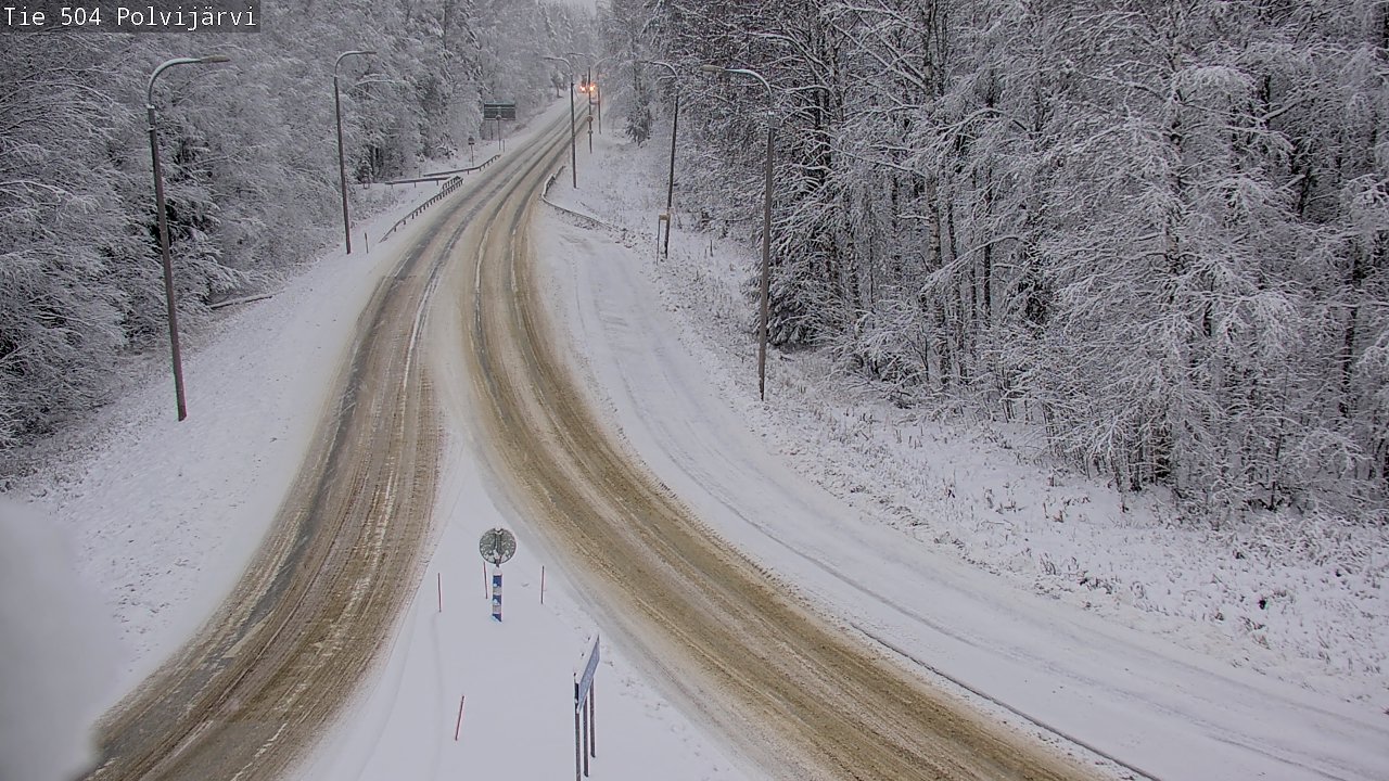 Kelikamerat Kuva Tie 504 Polvijärvi, Polvijärvi, Pohjois-Karjala