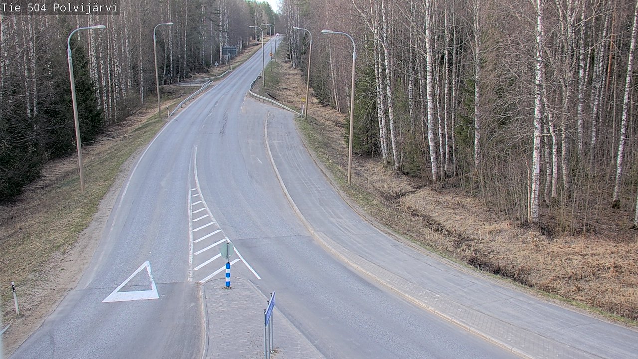 Weather Camera Image Road 504 Polvijärvi, Polvijärvi, Pohjois-Karjala