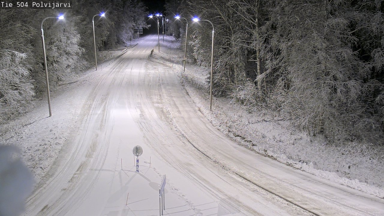 Kelikamerat Kuva Tie 504 Polvijärvi, Polvijärvi, Pohjois-Karjala