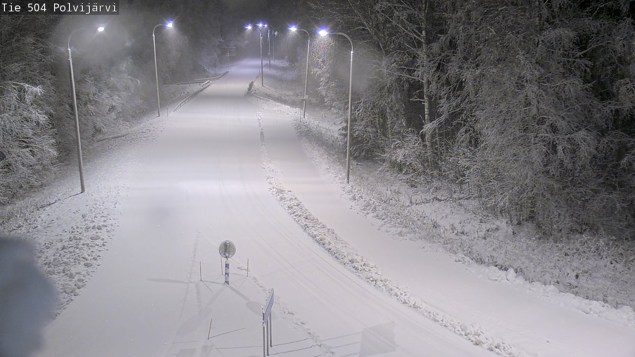 Kelikamerat Kuva Tie 504 Polvijärvi, Polvijärvi, Pohjois-Karjala
