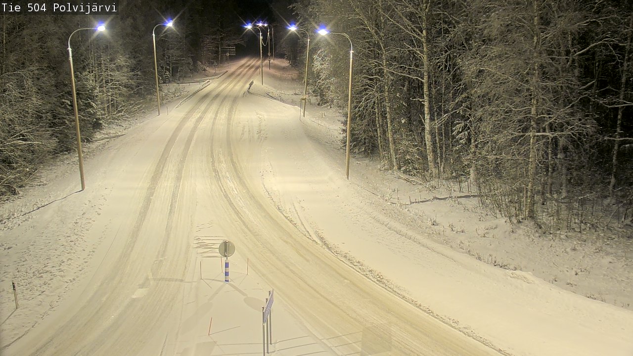 Kelikamerat Kuva Tie 504 Polvijärvi, Polvijärvi, Pohjois-Karjala