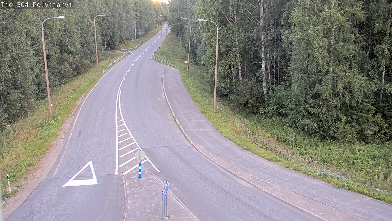 Kelikamerat Kuva Tie 504 Polvijärvi, Polvijärvi, Pohjois-Karjala