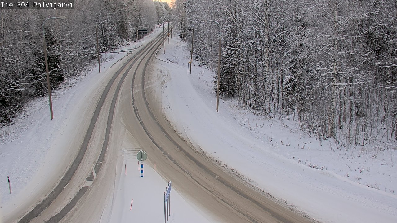 Kelikamerat Kuva Tie 504 Polvijärvi, Polvijärvi, Pohjois-Karjala