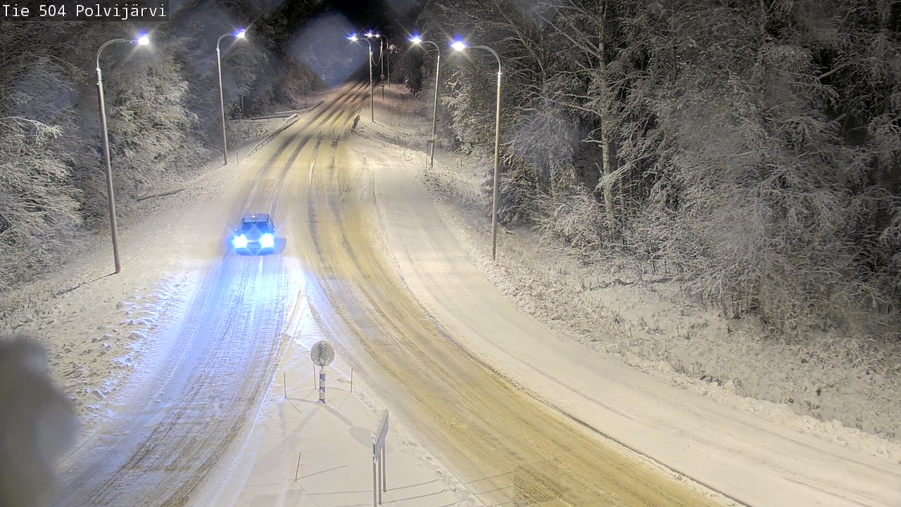 Kelikamerat Kuva Tie 504 Polvijärvi, Polvijärvi, Pohjois-Karjala