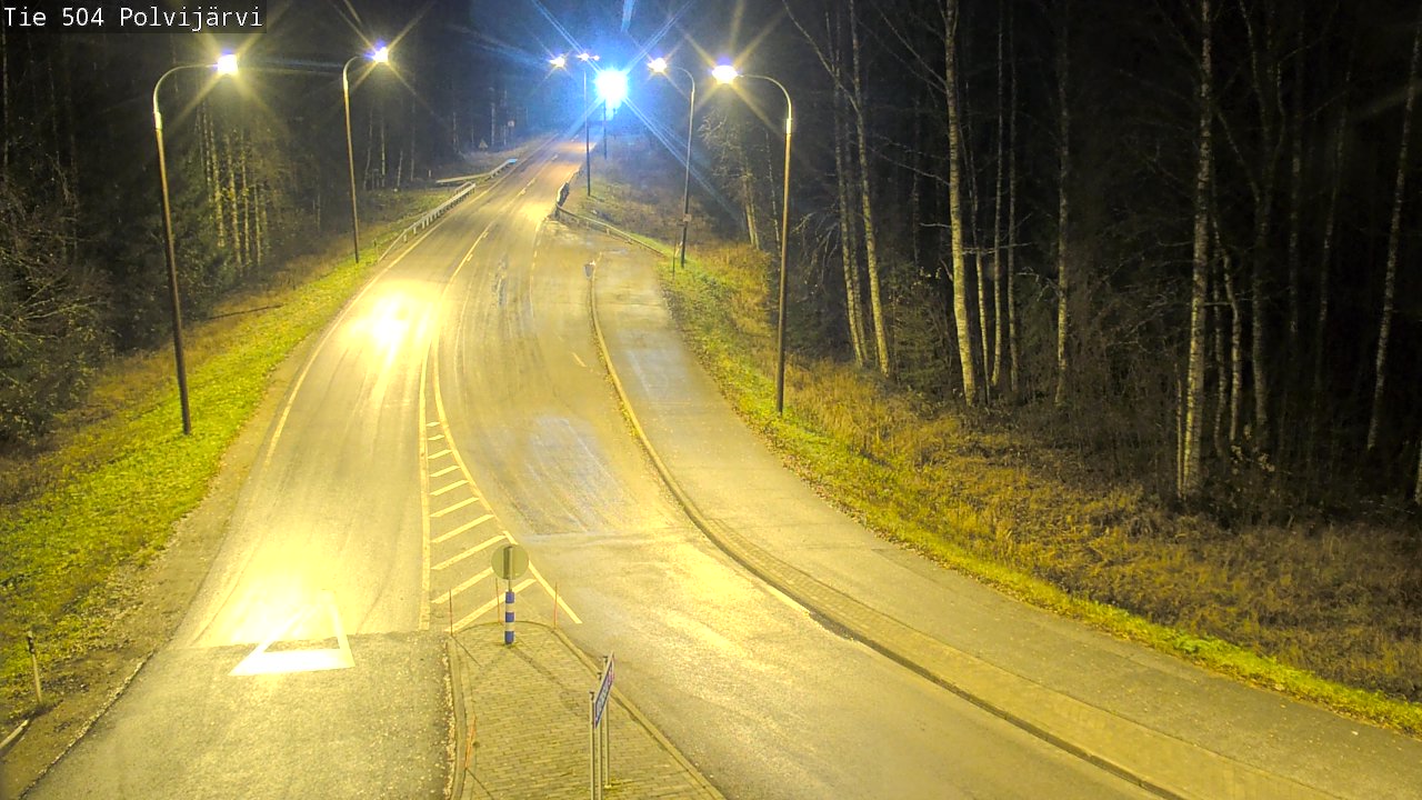 Kelikamerat Kuva Tie 504 Polvijärvi, Polvijärvi, Pohjois-Karjala