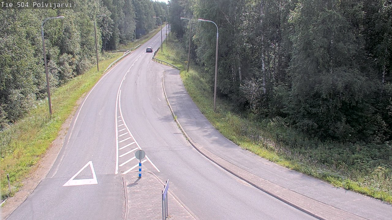 Kelikamerat Kuva Tie 504 Polvijärvi, Polvijärvi, Pohjois-Karjala