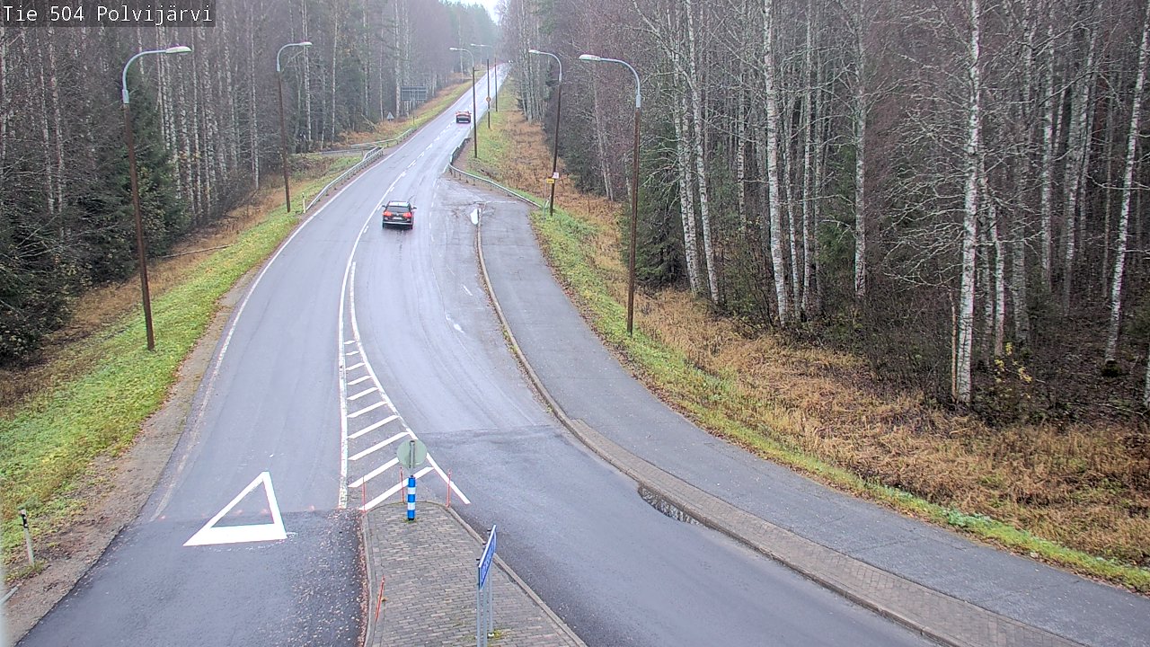 Kelikamerat Kuva Tie 504 Polvijärvi, Polvijärvi, Pohjois-Karjala
