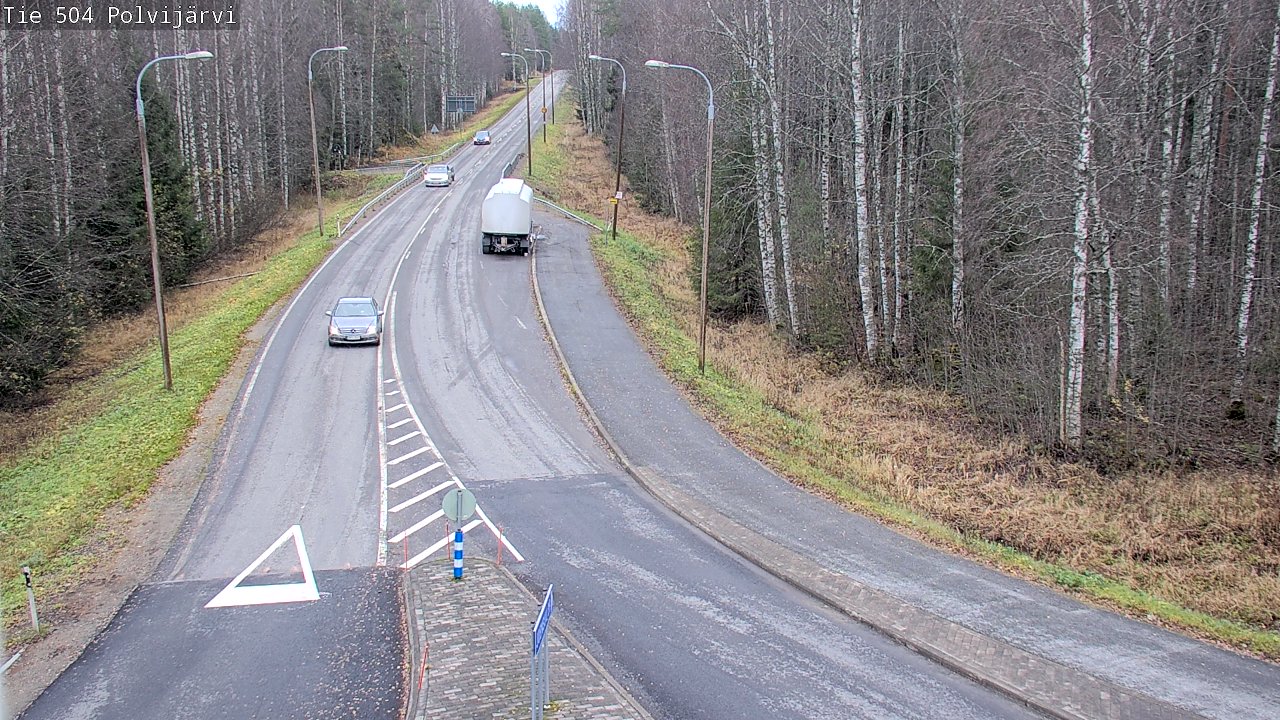Kelikamerat Kuva Tie 504 Polvijärvi, Polvijärvi, Pohjois-Karjala