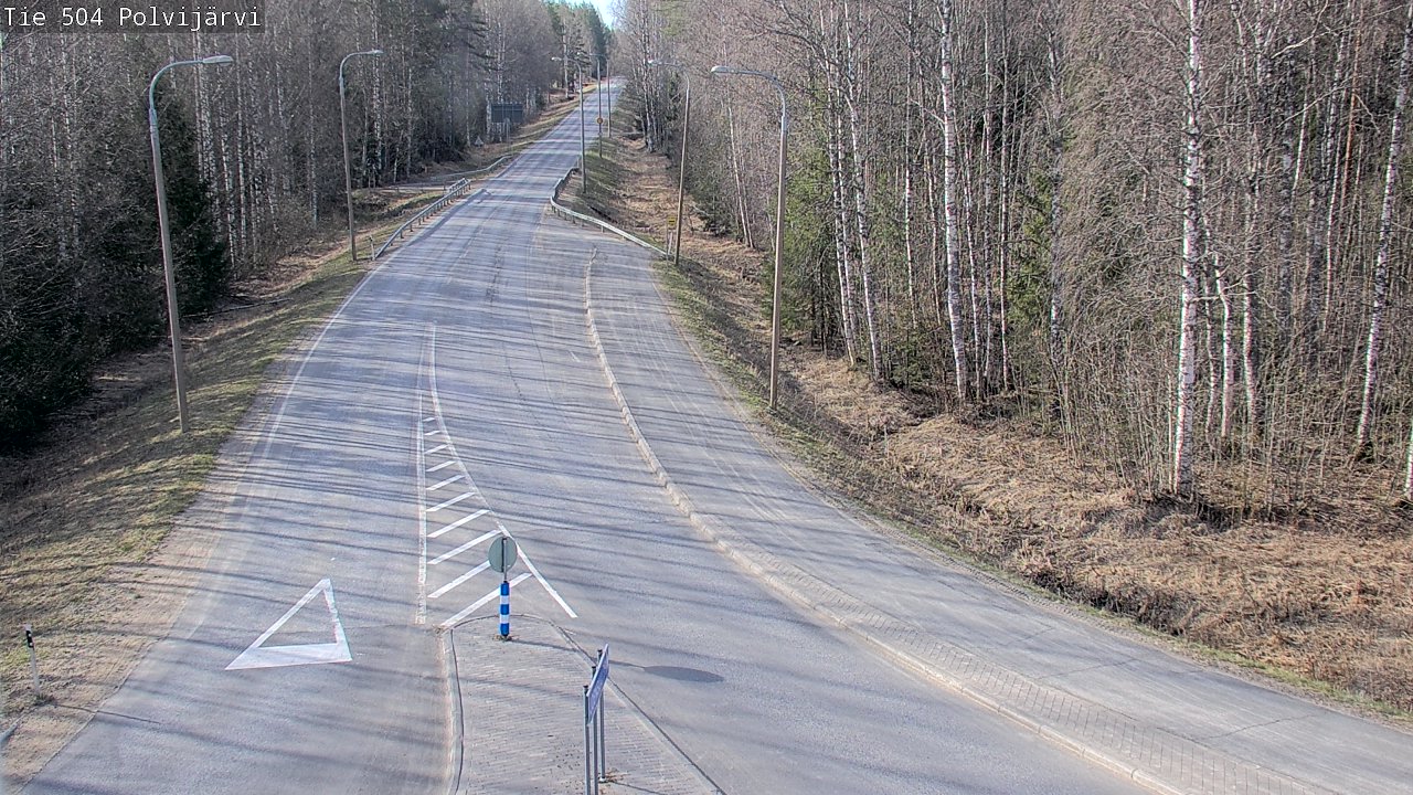 Weather Camera Image Road 504 Polvijärvi, Polvijärvi, Pohjois-Karjala