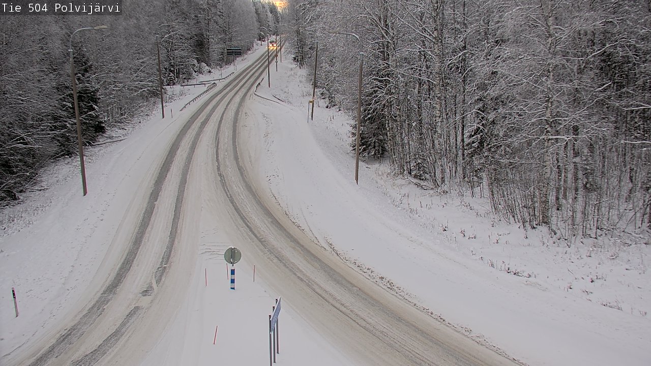 Kelikamerat Kuva Tie 504 Polvijärvi, Polvijärvi, Pohjois-Karjala
