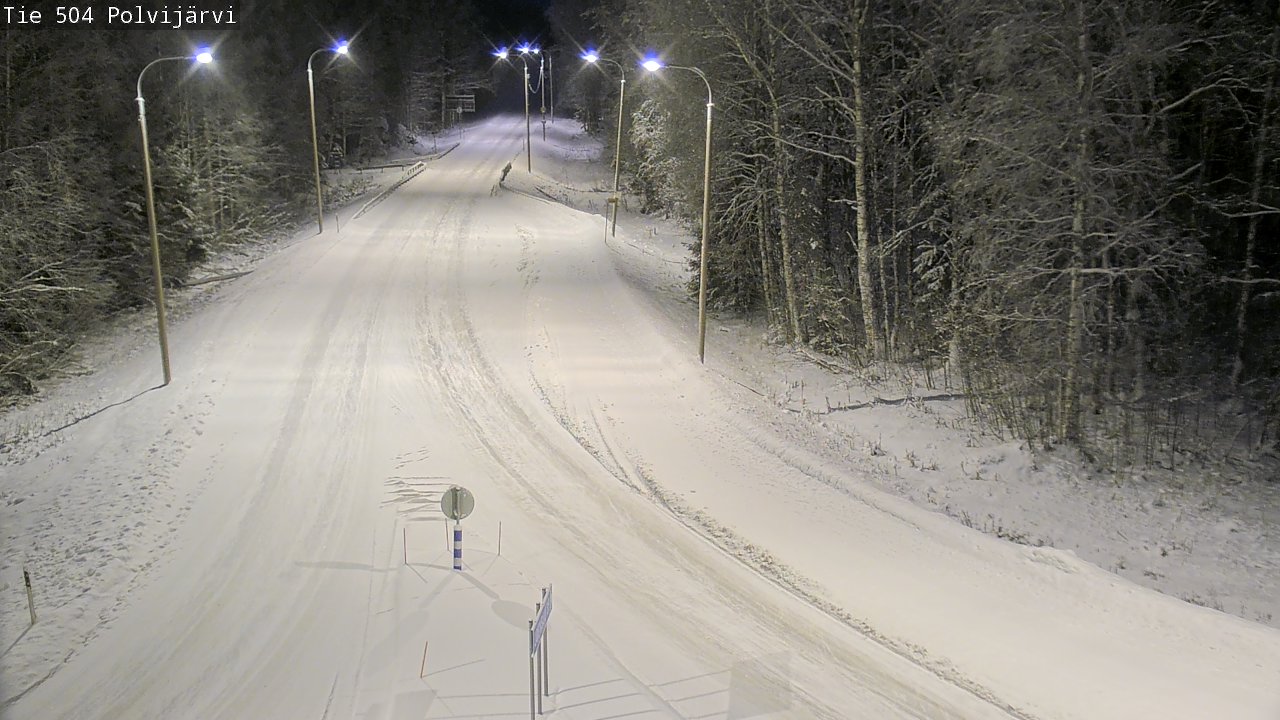 Kelikamerat Kuva Tie 504 Polvijärvi, Polvijärvi, Pohjois-Karjala