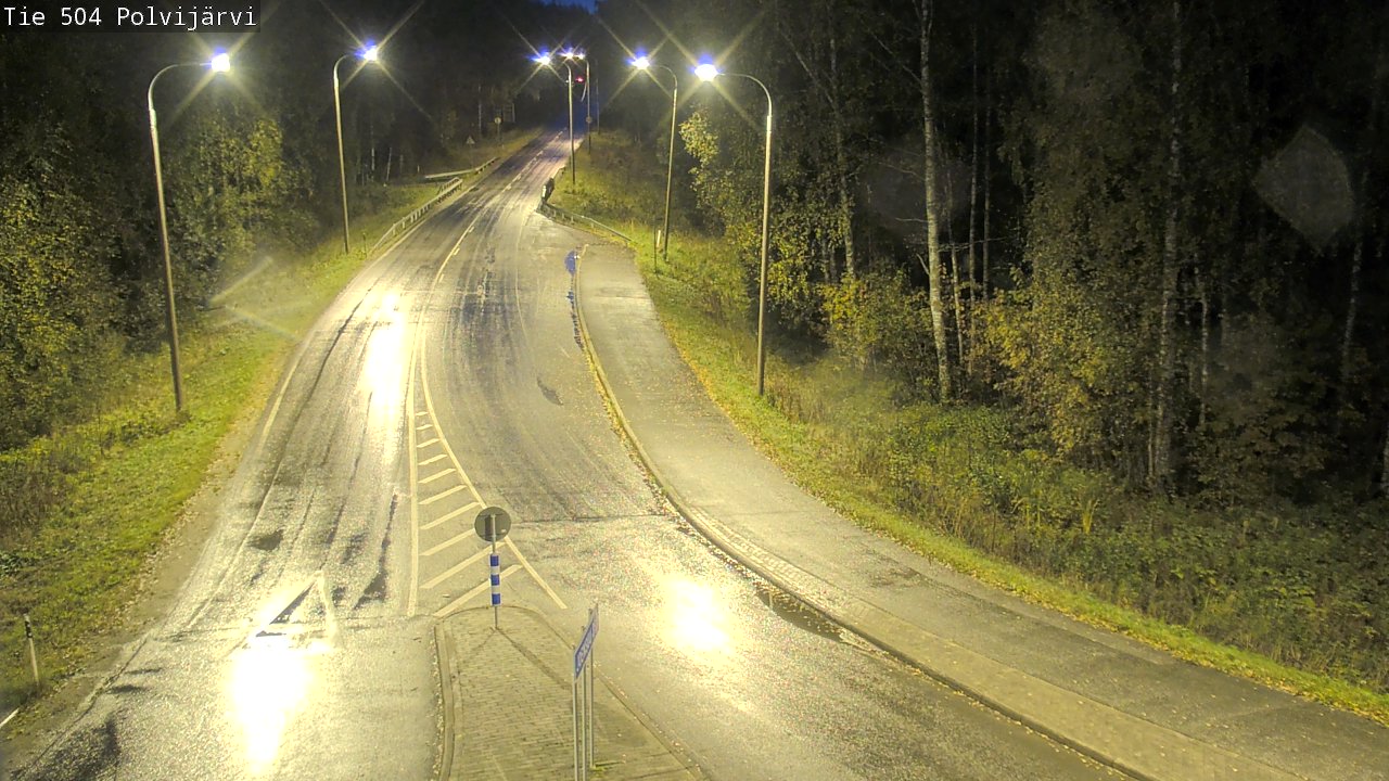 Kelikamerat Kuva Tie 504 Polvijärvi, Polvijärvi, Pohjois-Karjala