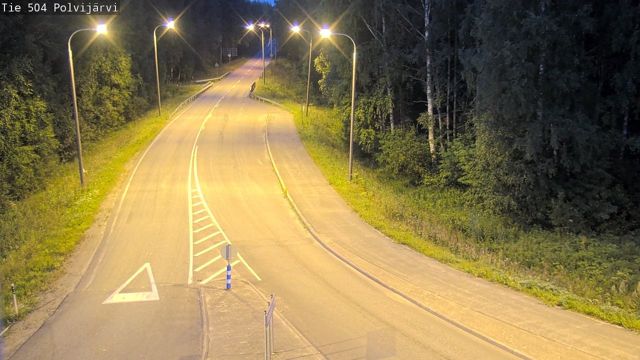 Kelikamerat Kuva Tie 504 Polvijärvi, Polvijärvi, Pohjois-Karjala