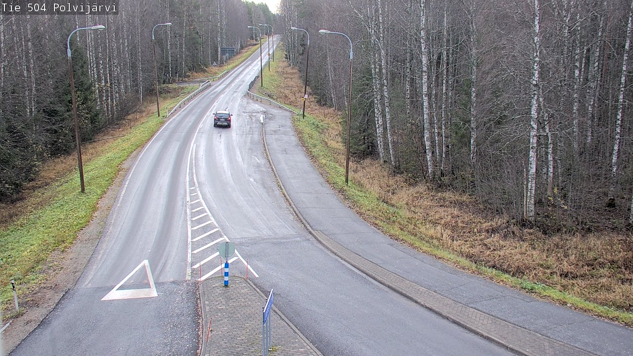 Kelikamerat Kuva Tie 504 Polvijärvi, Polvijärvi, Pohjois-Karjala