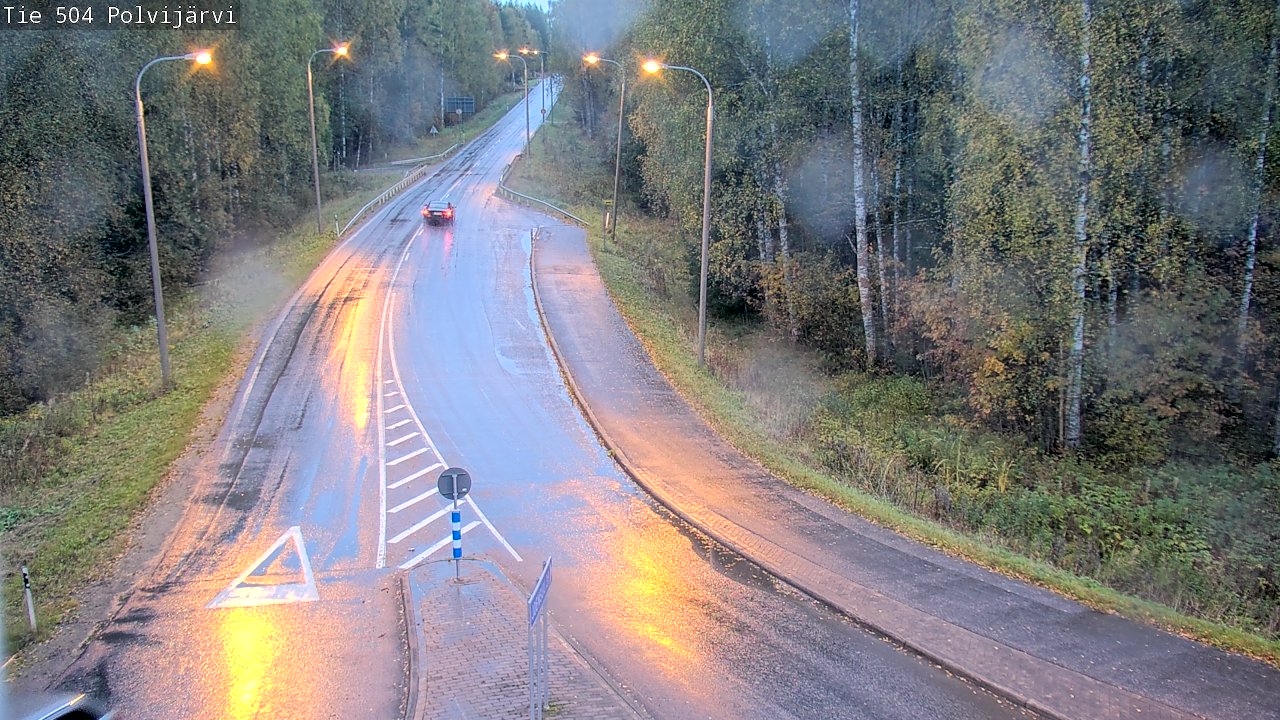 Kelikamerat Kuva Tie 504 Polvijärvi, Polvijärvi, Pohjois-Karjala