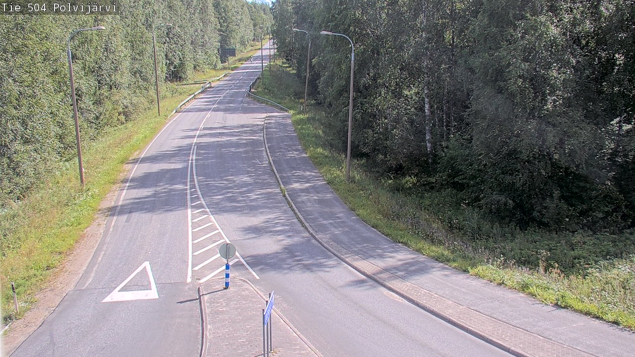 Kelikamerat Kuva Tie 504 Polvijärvi, Polvijärvi, Pohjois-Karjala