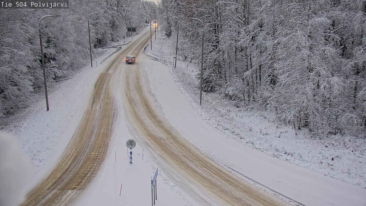 Kelikamerat Kuva Tie 504 Polvijärvi, Polvijärvi, Pohjois-Karjala