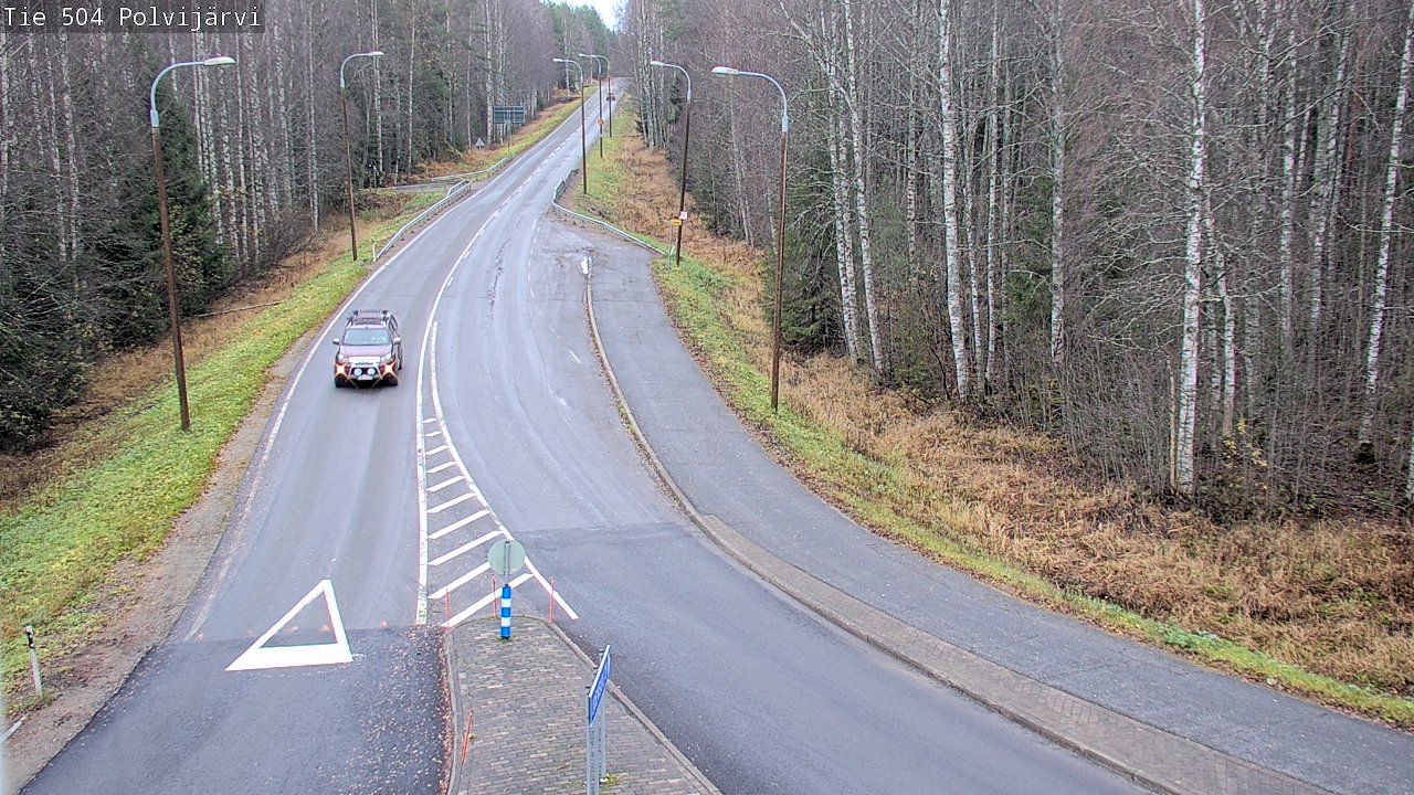 Kelikamerat Kuva Tie 504 Polvijärvi, Polvijärvi, Pohjois-Karjala