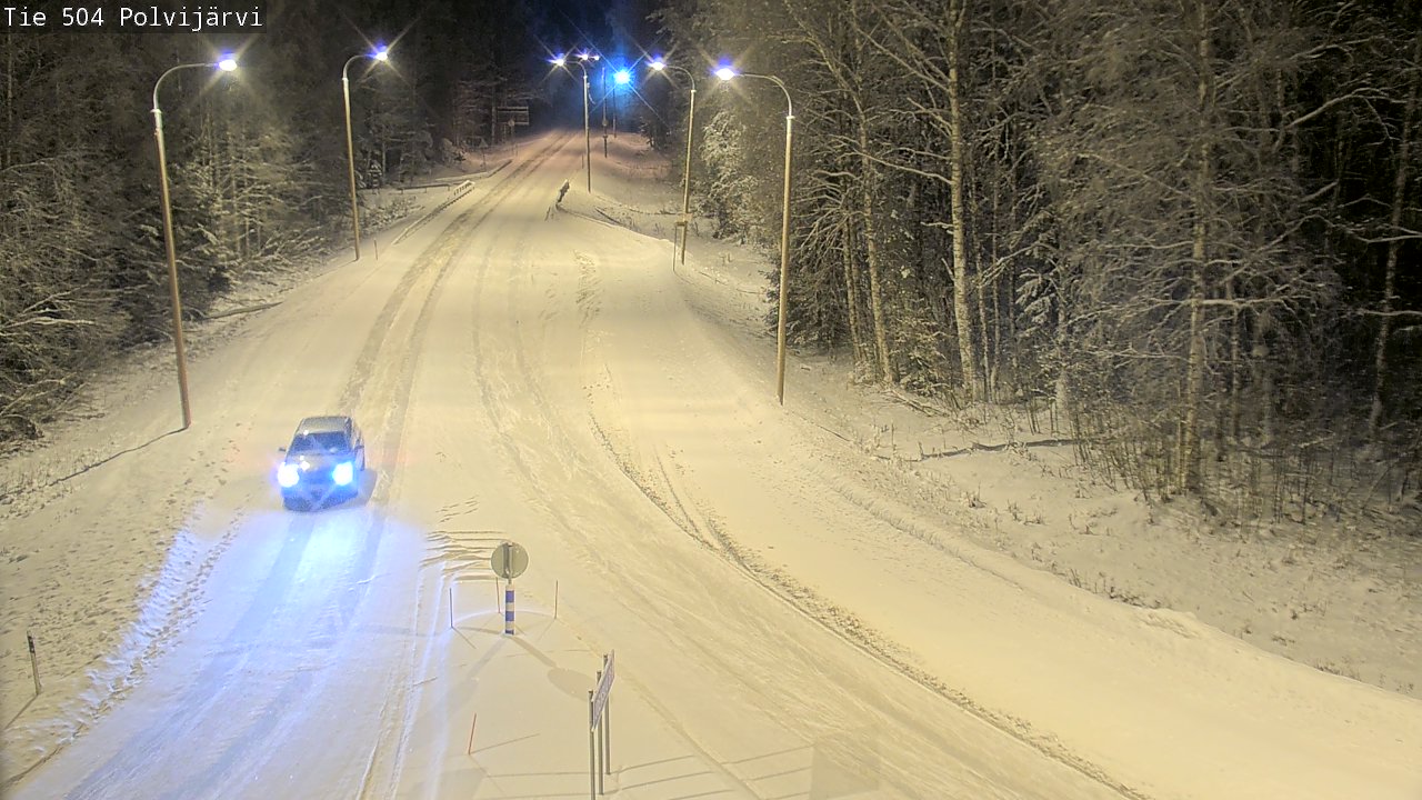 Kelikamerat Kuva Tie 504 Polvijärvi, Polvijärvi, Pohjois-Karjala