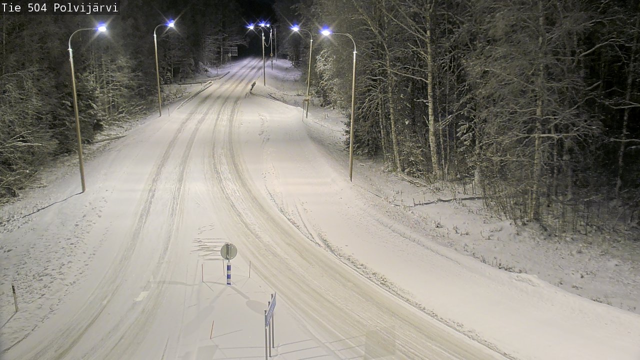Kelikamerat Kuva Tie 504 Polvijärvi, Polvijärvi, Pohjois-Karjala