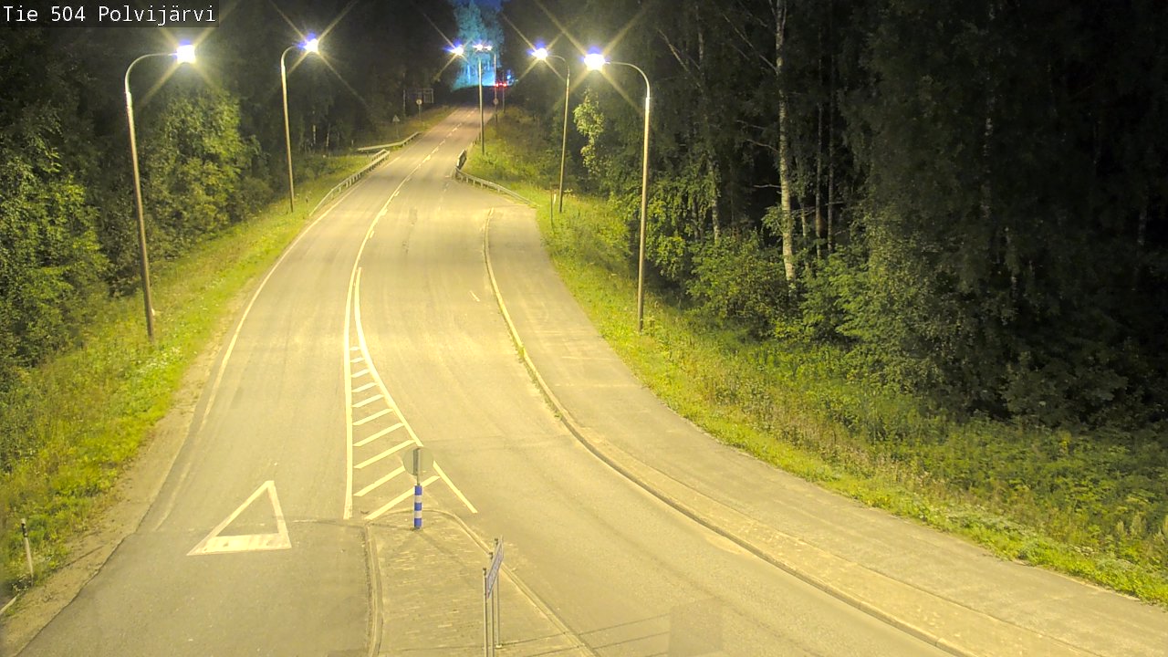 Kelikamerat Kuva Tie 504 Polvijärvi, Polvijärvi, Pohjois-Karjala