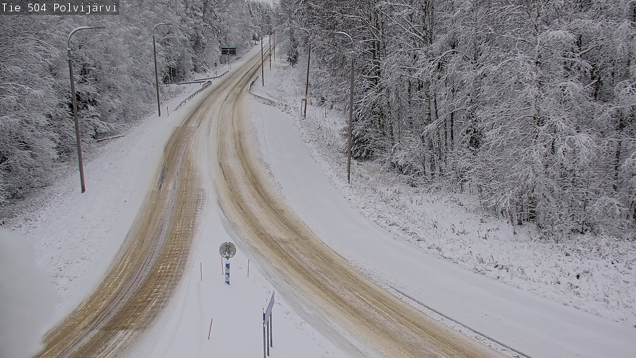 Kelikamerat Kuva Tie 504 Polvijärvi, Polvijärvi, Pohjois-Karjala