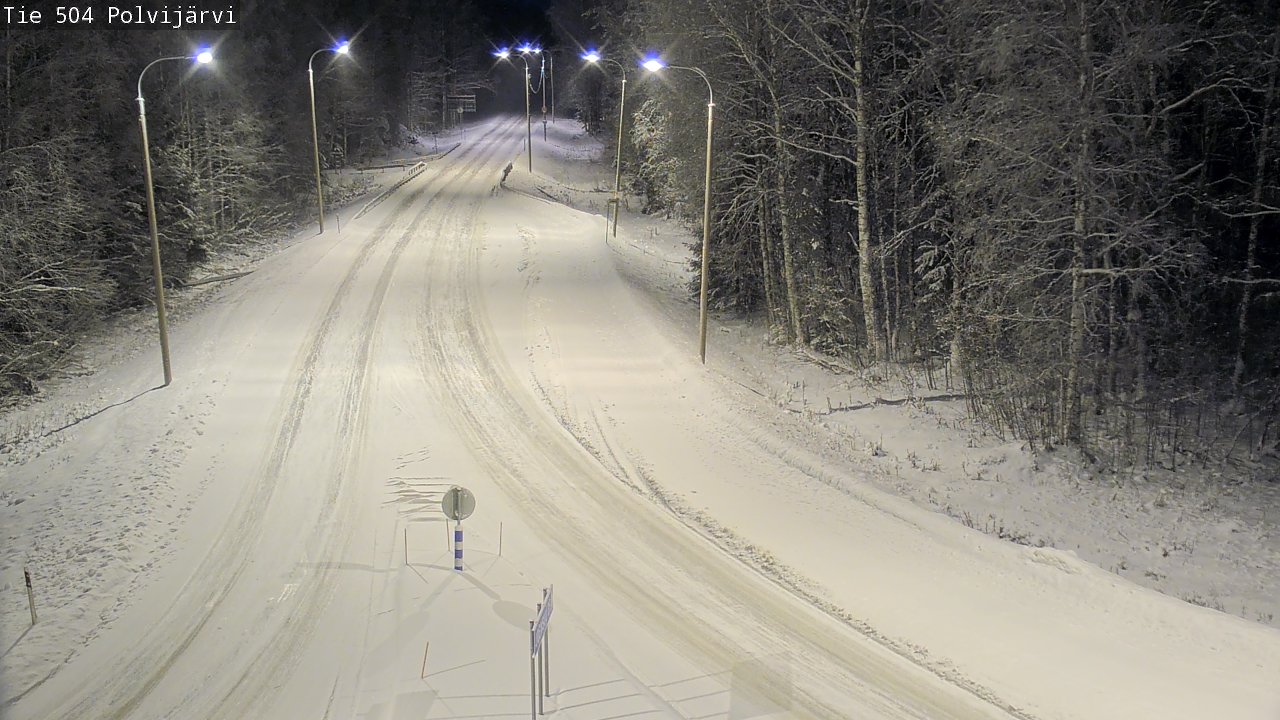 Kelikamerat Kuva Tie 504 Polvijärvi, Polvijärvi, Pohjois-Karjala