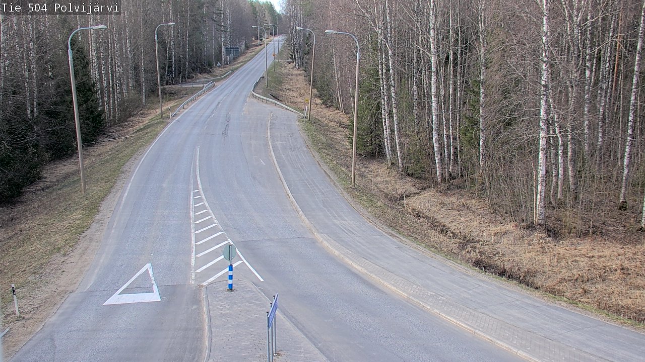 Weather Camera Image Road 504 Polvijärvi, Polvijärvi, Pohjois-Karjala