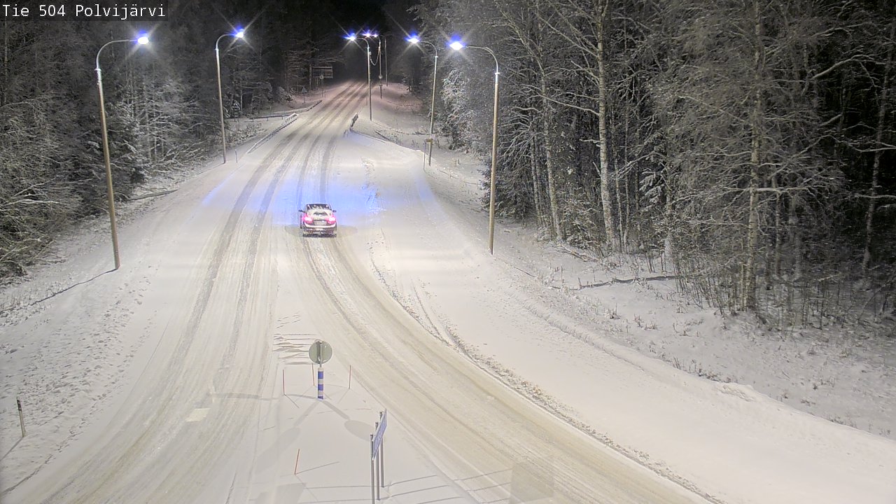 Kelikamerat Kuva Tie 504 Polvijärvi, Polvijärvi, Pohjois-Karjala