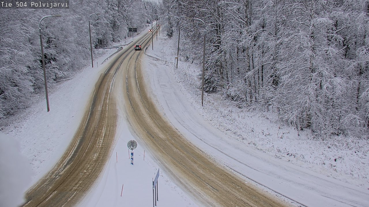 Kelikamerat Kuva Tie 504 Polvijärvi, Polvijärvi, Pohjois-Karjala
