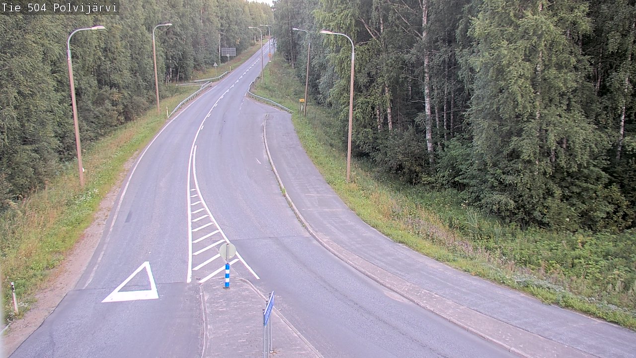 Kelikamerat Kuva Tie 504 Polvijärvi, Polvijärvi, Pohjois-Karjala